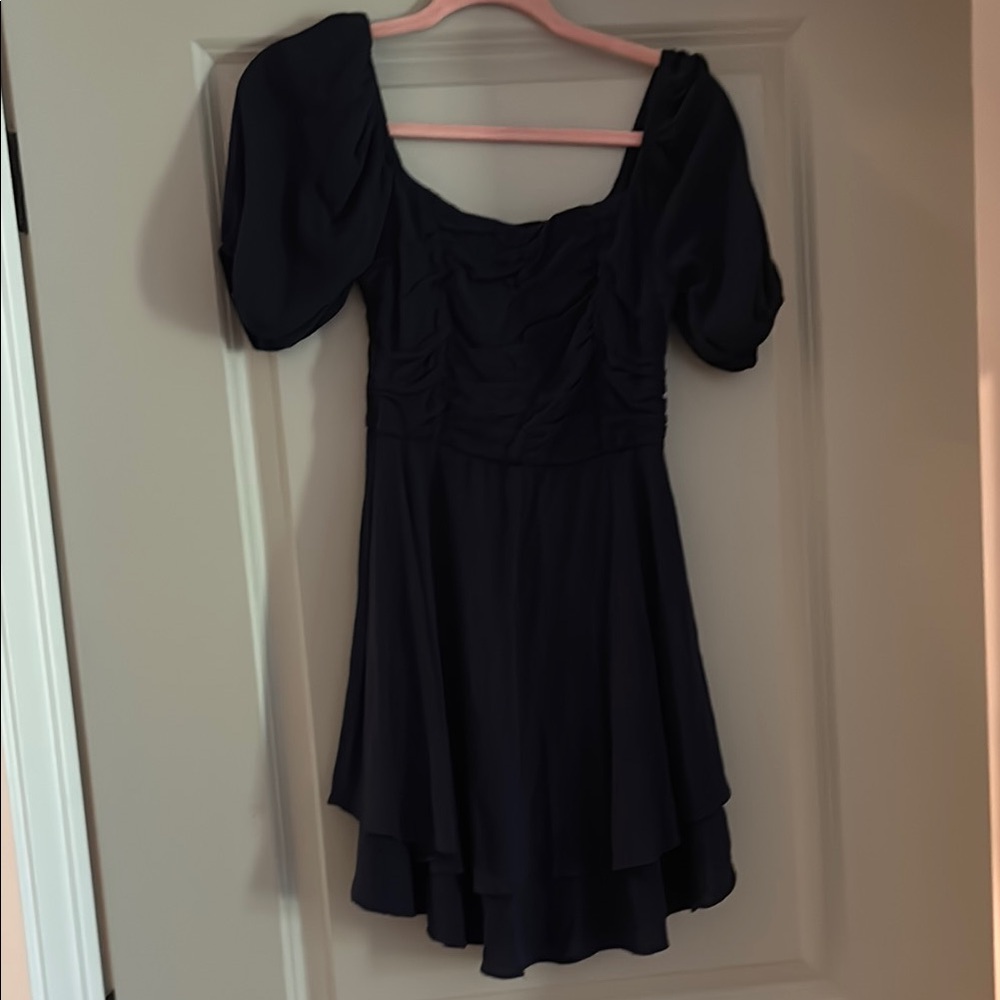 Elegant Navy Blue Dress